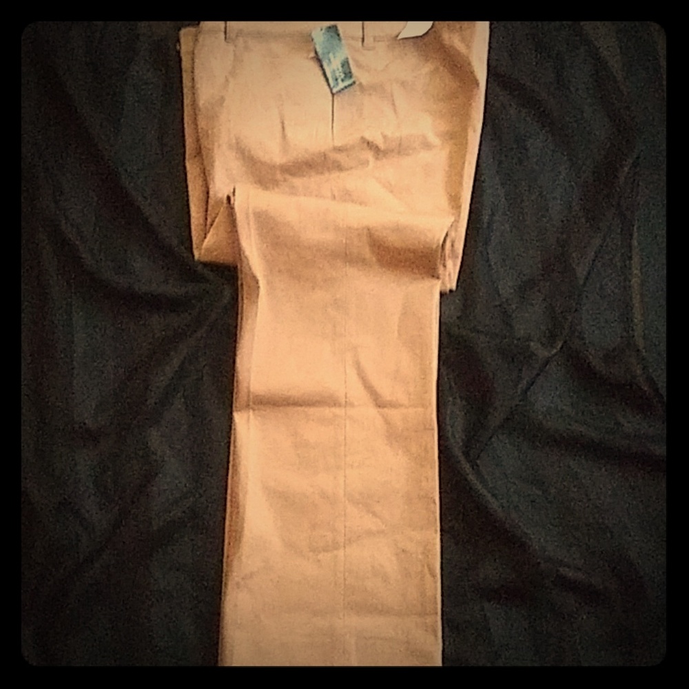 Ralph Lauren Adele khaki slacks